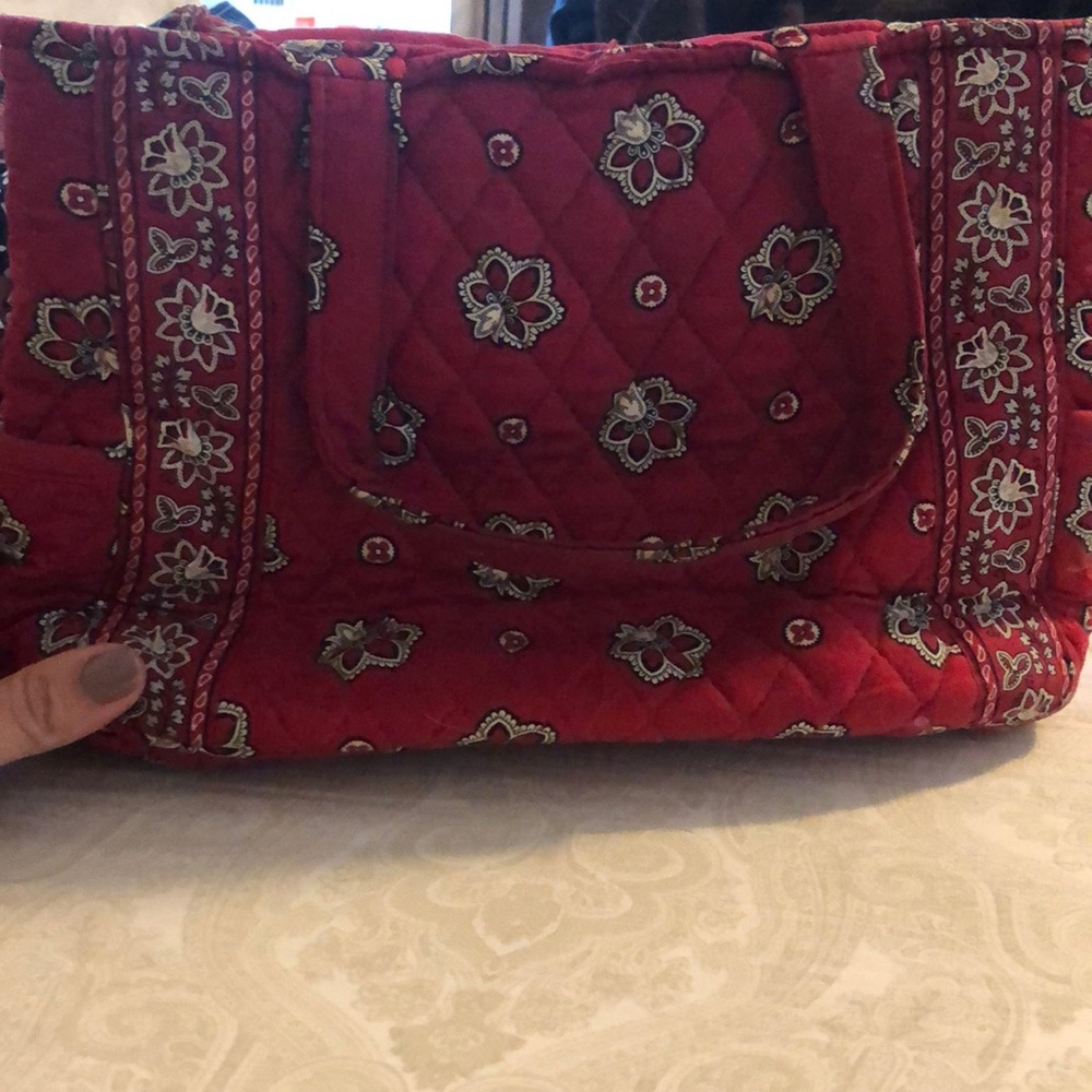 Vera Bradley red tote